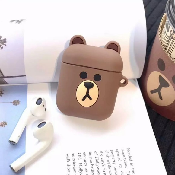 AirPods Cute Cartoon Design Silicone Case Cover - Picture 3 of 5